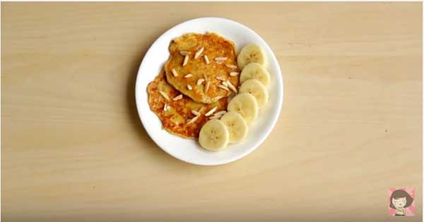 Banana Pancake / แพนเค้กกล้วยหอม ไร้แป้ง